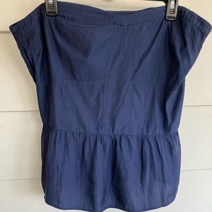 American Eagle Sleevless XXL Navy Blue Top